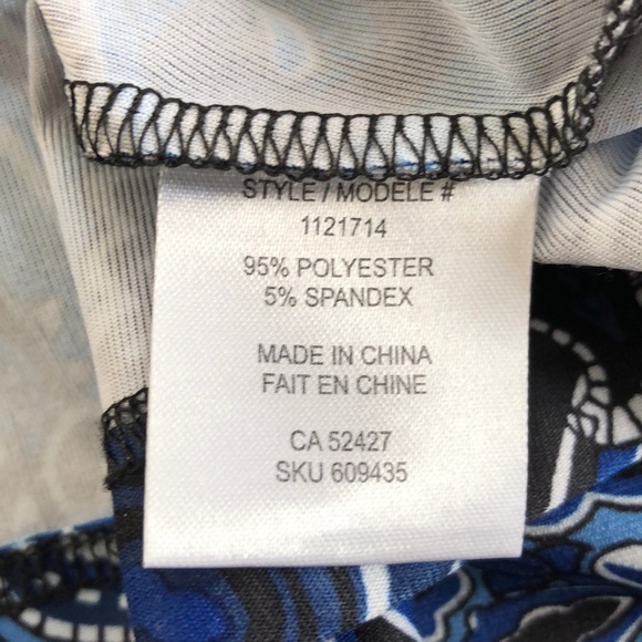 NWD sleeveless silky pretty blue tunic top - Picture 7 of 12